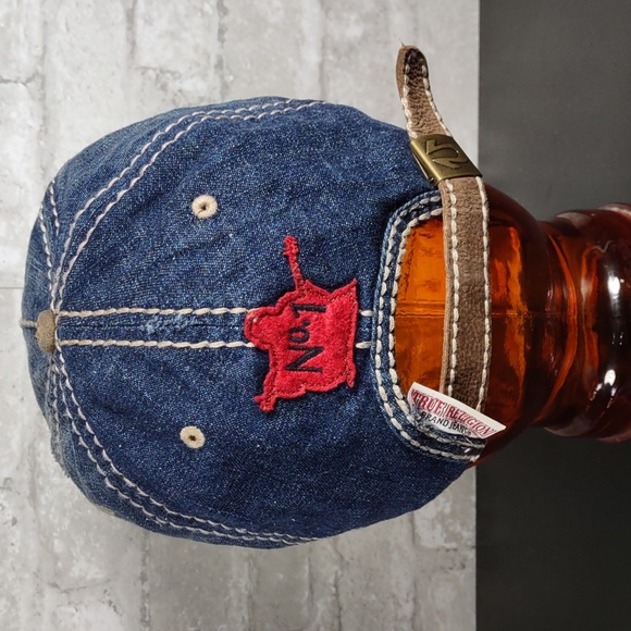 Vintage True Religion Embroidered Horseshoe Logo Baseball Cap - Picture 3 of 10